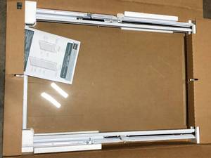 ODL Add on blind Slat Width Cordless Aluminum Light Filtering Blinds Customer Returns See Pictures