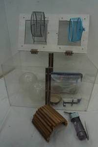 lot 59 image: Gerbil cage and accessories