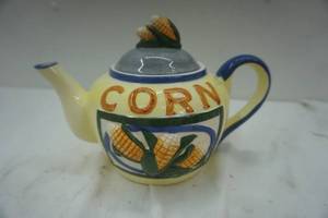 lot 69 image: Pioneer seed corn tea pot