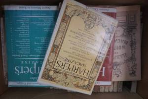 lot 77 image: Vintage Harper magazines