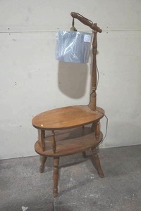 lot 145 image: vintage lamp table