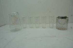 lot 163 image: pitcher and glasses