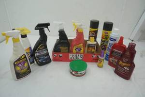 lot 216 image: car cleaning supplies