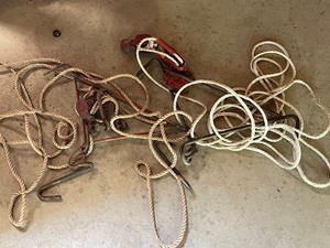 Deer Hanging Hooks and Rope