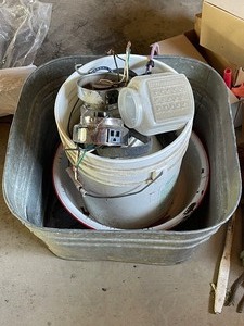 Galvanized Tub, Porcelain Bowl, and More