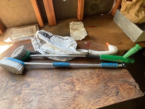 Wind Sock and Scrub Brushes