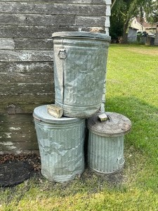 Metal Trash Cans