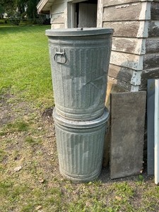 Metal Trash Cans