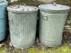 Metal Trash Cans