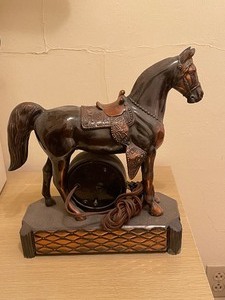 Vintage Horse Clock