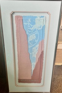 lot 81 image: Nancy Youngs Beautiful Handcast Paper Tapestry