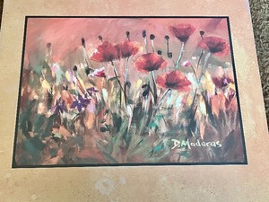 lot 79 image: Diana Madaras Ceramic Tile Painting