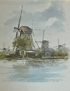 lot 78 image: Bob Pestmans 1987 Watercolors