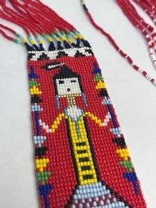 lot 13J image: Hand beaded 30 Tribal Necklace