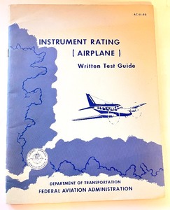 lot 246 image: Vintage Manuals and Test Guides for Private Pilots in the 70s