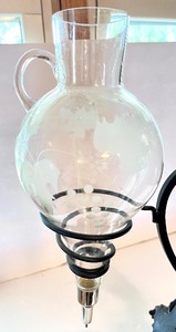 lot 199 image: Vintage Wine Aerator with Wrought Iron Stand