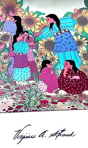 lot 181 image: Toh-Atin Gallery Virginia Stroud Golden Harvest Poster
