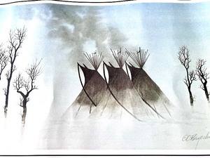 lot 180 image: Clifford Bryceleas Misty Morning Signed Print