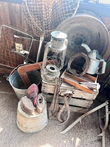 lot 227 image: Primitive, Rustic Antique Lot