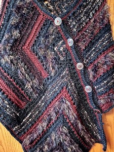 lot 129 image: Hand Crochet Poncho