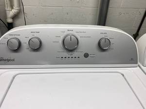 lot 7 image: Whirlpool Washer and Dryer