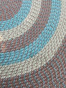 lot 60 image: Braided Oval Rug