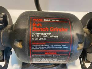lot 71 image: Craftsman Bench Grinder