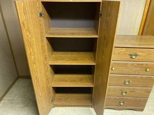 lot 77 image: Dresser and Cabinet