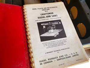 lot 120 image: Craftsman Radial Arm Saw