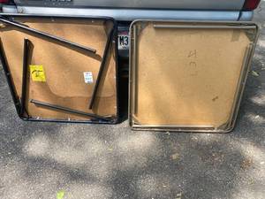 lot 129 image: 2 Card Tables for Cards, Games, Parties, and Puzzles
