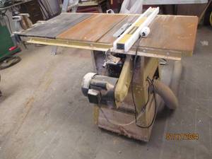 lot 3 image: PowerMatic table saw model 64A 115 ...