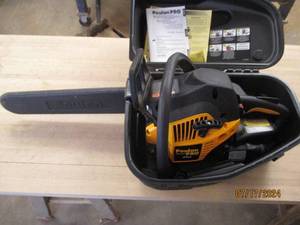 lot 15 image: Poulon Pro 42cc chainsaw...