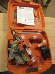 lot 20 image: Paslode cordless framing nailer...