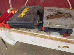 lot 62 image: Empty tool boxes, hardware and tool...