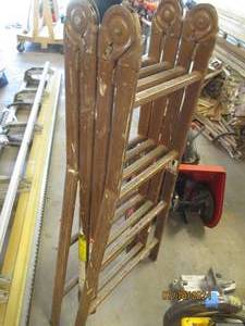 lot 77 image: Folding ladder...