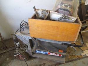 lot 102 image: Hobart Handler welder with helmet t...