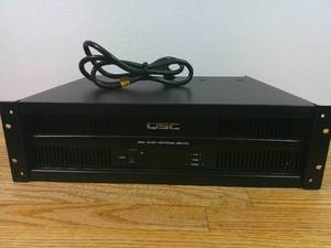 lot 11 image: QSC ISA300Ti 2-Channel Commercial Power Amplifier with 25, 70, 100 Volt Outputs