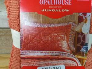 lot 67 image: Lot of 2 Opalhouse Vintage Chenille Shams