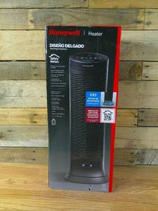 lot 102 image: Honeywell Digital Ceramic Tower Heater with Motion Sensor Black