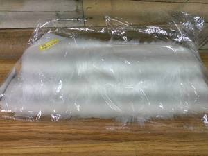 lot 190 image: 72x15 Faux Fur Table Runner White - Saro Lifestyle