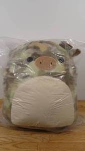 lot 182 image: Squishmallow Greggor Moose Marbled Pattern 24 Inch