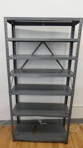 lot 228 image: 7 Tier Metal Utility Shelf