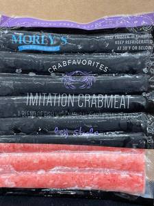 L - Moreys Crab Favorites Imitation Crabmeat - Lot of 3 Packages
