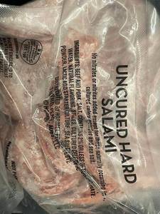 I - Uncured Hard Salami Lot of 4 packages