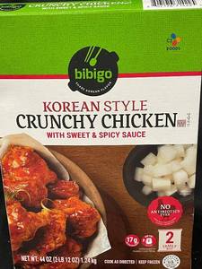 A & B - Bibigo Korean Style Crunchy Chicken with Sweet & Spicy Sauce