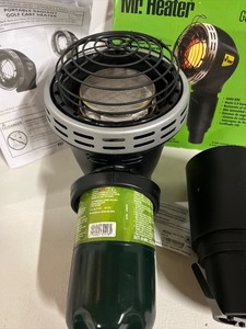 lot 278 image: Mr. Heater MH4GC 4000 BTU Radiant Propane Portable Golf Cart Cup Holder Heater