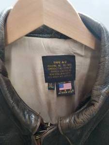 lot 50 image: Vintage AVIREX A-2 US Army Air Forces Leather Military Jacket 