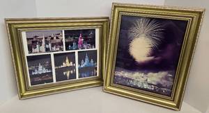lot 133 image: Framed Prints of 1992 St. Paul, MN Winter Carnival Ice Palace