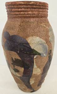 lot 136 image: 3 Handmade Studio Art Pottery Vases