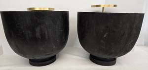 lot 2 image: Set of REGINA ANDREW Raven Accent Tables